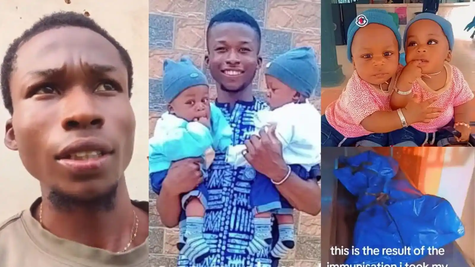 Lagos father cries out as 9-month-old twins pass away 24 hours after