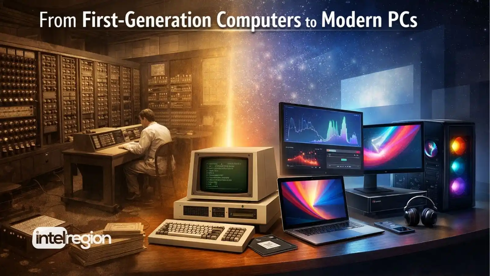 How Computers Evolved From Room-Sized Machines to Modern PCs - Intel Region
